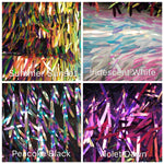 LED Iridescent Sequin Leg fluffy, Leg Fur, Mermaid Leg fluffy, mermaid tail, Unicorn Leg Fluffy, rave wear, leg wear